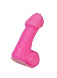 Розовая свеча в форме пениса - 47 гр. - Pecado - купить с доставкой в Ижевске