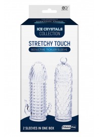 Набор из 2 прозрачных насадок на член Seductive Tickler Sleeves Set - NMC - в Ижевске купить с доставкой
