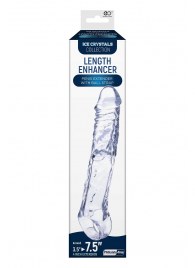 Прозрачная насадка-удлинитель Length Enhancer с подхватом - 22,3 см. - NMC - в Ижевске купить с доставкой