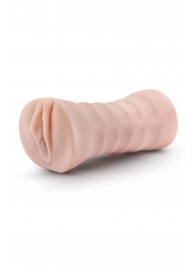 Телесный мастурбатор-вагина Ayumi с вибрацией - Blush Novelties - в Ижевске купить с доставкой