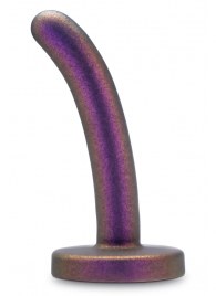 Фиолетовая насадка с гладкой поверхностью Surrender 4.75 Inch Beginner Pegging Dildo - 12 см. - Blush Novelties - купить с доставкой в Ижевске