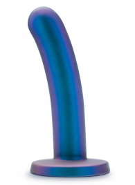 Синяя насадка с гладкой поверхностью Surrender 5.75 Inch Intermediate Pegging Dildo - 14,6 см. - Blush Novelties - купить с доставкой в Ижевске