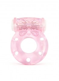 Розовое эрекционное виброкольцо с бабочкой - 1137 - в Ижевске купить с доставкой