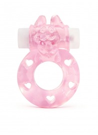 Розовое эрекционное виброкольцо в форме зайчика - 1137 - в Ижевске купить с доставкой