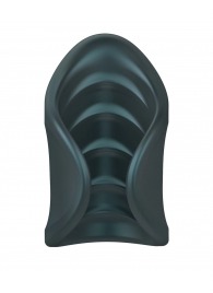 Серый сквозной мастурбатор с вибрацией Manwan Starter - Manwan - в Ижевске купить с доставкой