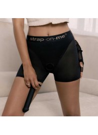 Трусики-шорты для фиксации насадок Strap-on-me Harness Lingerie Halo - size XS - Strap-on-me - купить с доставкой в Ижевске