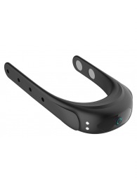 Черное эрекционное виброкольцо на ремешках - Boys of Toys - в Ижевске купить с доставкой