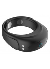 Черное эрекционное виброкольцо на ремешках - Boys of Toys - в Ижевске купить с доставкой