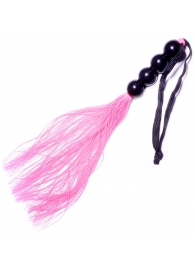 Розовая силиконовая плеть - 35,5 см. - Boys of Toys - купить с доставкой в Ижевске
