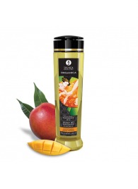 Массажное масло для тела Luscious Mango с ароматом манго - 240 мл. - Shunga - купить с доставкой в Ижевске