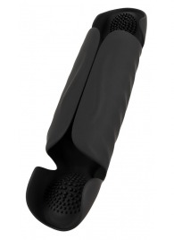 Черный вибромастурбатор с трехточечной стимуляцией Penis Trainer with 3 Point Stimulation - Orion - в Ижевске купить с доставкой