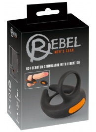 Черный вибростимулятор мошонки RC Scrotum Stimulator with Vibration - Orion - в Ижевске купить с доставкой