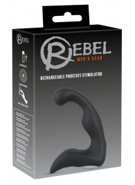 Черный перезаряжаемый стимулятор простаты с вибрацией - 14,6 см. - Orion - в Ижевске купить с доставкой