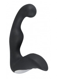 Черный перезаряжаемый стимулятор простаты с вибрацией - 14,6 см. - Orion - в Ижевске купить с доставкой