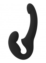 Черный безремневой страпон Share Lite - Fun Factory - купить с доставкой в Ижевске