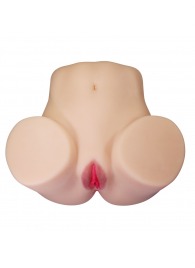 Телесный мастурбатор Julia с 2 любовными каналами - Baile - в Ижевске купить с доставкой