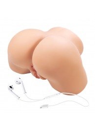 Телесный мастурбатор Olivia с 2 любовными отверстиями - Baile - в Ижевске купить с доставкой