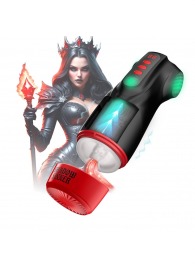 Интерактивный мастурбатор Raven с вакуумом, вибрацией и подсветкой - Shots Media BV - в Ижевске купить с доставкой