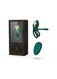 Зеленое эрекционное виброкольцо Bayek с пультом ДУ - Zalo - в Ижевске купить с доставкой