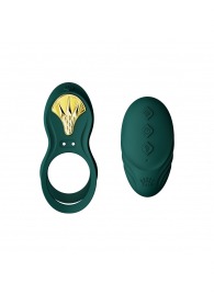 Зеленое эрекционное виброкольцо Bayek с пультом ДУ - Zalo - в Ижевске купить с доставкой