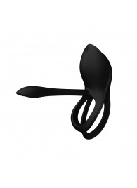 Черное эрекционное виброкольцо Bayek с пультом ДУ - Zalo - в Ижевске купить с доставкой