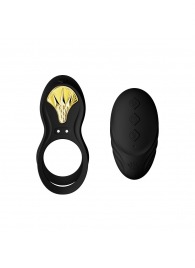 Черное эрекционное виброкольцо Bayek с пультом ДУ - Zalo - в Ижевске купить с доставкой