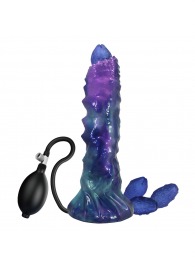 Фиолетовый яйцеродящий фаллоимитатор Duskwalker Sentinal на присоске - 22,4 см. - Baile - купить с доставкой в Ижевске