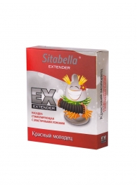 Стимулирующая насадка Sitabella Extender  Красный молодец - Sitabella - купить с доставкой в Ижевске