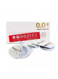 Супер тонкие презервативы Sagami Original 0.01 - 5 шт. - Sagami - купить с доставкой в Ижевске