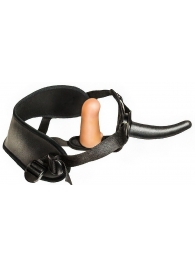 Женский страпон с вагинальной пробкой Woman Strap - 12 см. - LOVETOY (А-Полимер) - купить с доставкой в Ижевске