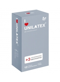 Презервативы с точками Unilatex Dotted - 12 шт. + 3 шт. в подарок - Unilatex - купить с доставкой в Ижевске