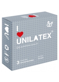 Презервативы с точками Unilatex Dotted - 3 шт. - Unilatex - купить с доставкой в Ижевске