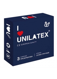 Ультрапрочные презервативы Unilatex Extra Strong - 3 шт. - Unilatex - купить с доставкой в Ижевске