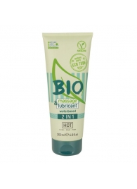 Массажный гель-лубрикант Bio 2-in-1 - 200 мл. - HOT - купить с доставкой в Ижевске