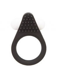 Чёрное эрекционное кольцо LIT-UP SILICONE STIMU RING 1 BLACK - Dream Toys - в Ижевске купить с доставкой