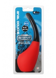 Анальный душ MENZSTUFF 310ML ANAL DOUCHE RED/BLACK - Dream Toys - купить с доставкой в Ижевске