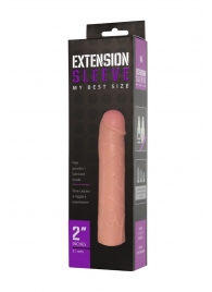 Насадка-удлинитель Extension sleeve телесного цвета - 18,5 см. - Sitabella - в Ижевске купить с доставкой