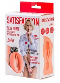 Мастурбатор с виброкольцом Satisfaction Magazine Nurse - Lola Games - в Ижевске купить с доставкой