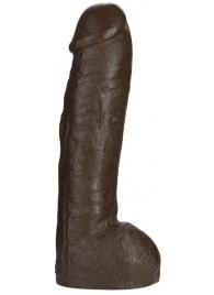 Большая насадка для трусиков Vac-U-Lock Realistic Hung - 31,7 см. - Doc Johnson - купить с доставкой в Ижевске