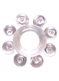 Прозрачное эрекционное кольцо Rings Bubbles - Lola Games - в Ижевске купить с доставкой