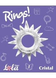 Прозрачное эрекционное кольцо Rings Cristal - Lola Games - в Ижевске купить с доставкой