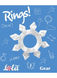 Прозрачное эрекционное кольцо Rings Gear - Lola Games - в Ижевске купить с доставкой