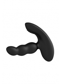 Черный силиконовый стимулятор простаты Levett Nitoc с пультом ДУ - Levett - в Ижевске купить с доставкой