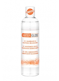 Гель-смазка 2-в-1 MASSAGE   LUBRICANT GUARANA - 300 мл. - Waterglide - купить с доставкой в Ижевске