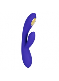 Фиолетовый вибратор с функцией электростимуляции Intimate E-Stimulator Dual Wand - 21,5 см. - California Exotic Novelties - купить с доставкой в Ижевске