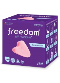 Женские гигиенические тампоны без веревочки FREEDOM normal - 3 шт. - Freedom - купить с доставкой в Ижевске