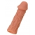 Телесная реалистичная насадка KOKOS Extreme Sleeve 05 с дополнительной стимуляцией - 12,7 см. - KOKOS - в Ижевске купить с доставкой