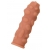 Телесная реалистичная насадка KOKOS Extreme Sleeve 11 с дополнительной стимуляцией - 12,7 см. - KOKOS - в Ижевске купить с доставкой