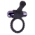 Черное эрекционное виброкольцо Vibrating Silicone Super Ring - Pipedream - в Ижевске купить с доставкой
