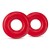 Набор из 2 красных эрекционных колец DONUT RINGS OVERSIZED - Blush Novelties - в Ижевске купить с доставкой
